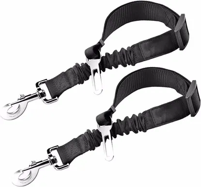 SunGrow Cat &amp; Dog Car Leash Elastic Seat Belt