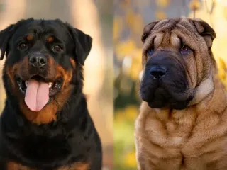 Rott Pei (Shar Pei Rottweiler Mix): Info, Pictures, Care & More