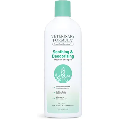 Veterinary Formula Smart Coat Complex Soothing & Deodorizing Oatmeal Shampoo for Dogs & Cats