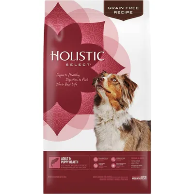 Holistic Select Adult &amp; Puppy Grain-Free Salmon