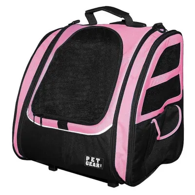 Pet Gear I-GO2 Traveler Dog Backpack &amp; Rolling Carrier