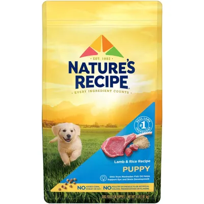 Nature's Recipe Puppy Lamb &amp; Rice Recipe Dry Dog Food