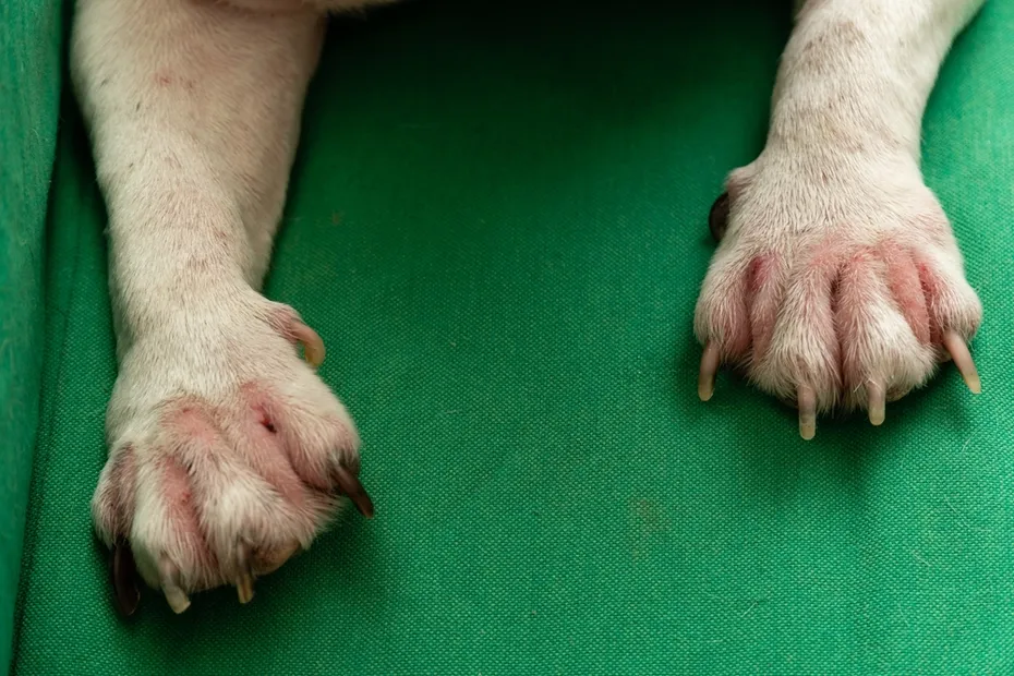 Infected paws