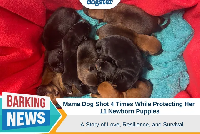 Mama Dog Shot 4 Times While Protecting Her Newborn Puppies - A Story of Love, Resilience & Survival
