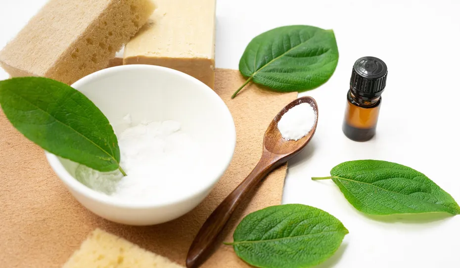 baking soda and natural laundry soap