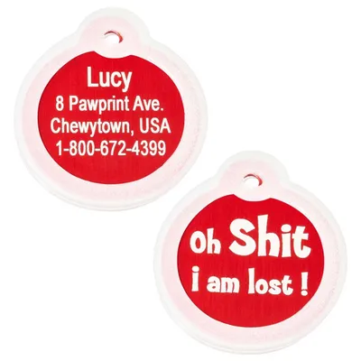 GoTags Aluminum Personalized Dog ID Tag