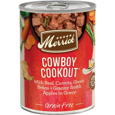 Merrick Grain-Free Wet Dog Food Cowboy Cookout
