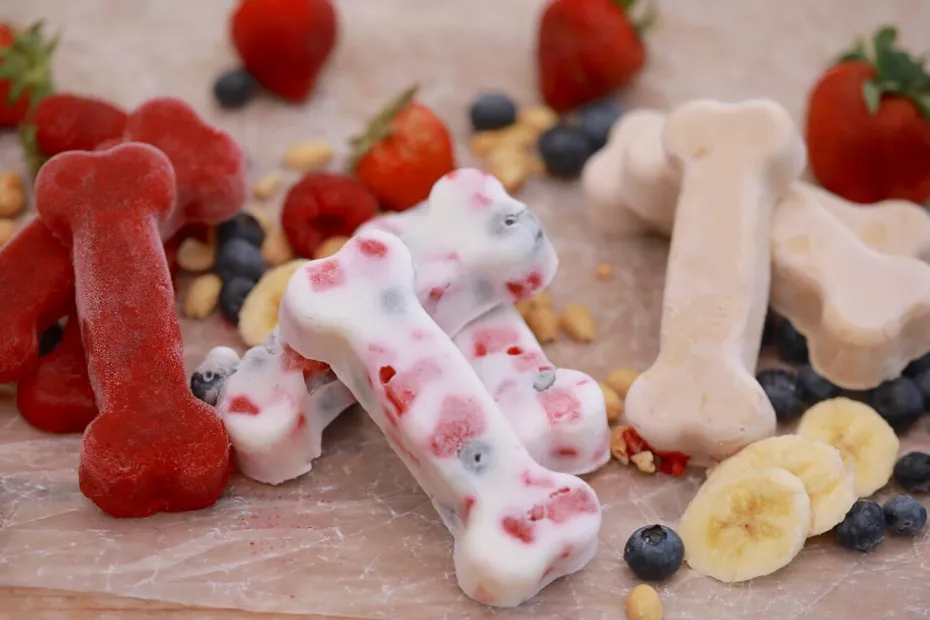 Yogurt and Berries Dog Treats