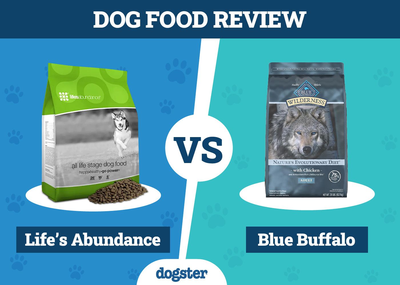 Dogster_Dog Food Life’s Abundance VS Blue Buffalo