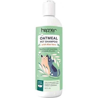 Hepper Colloidal Oatmeal Pet Shampoo with Aloe Vera