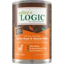 Nature_s Logic Canine Duck & Salmon Feast All Life Stages Grain-Free Canned Dog Food New