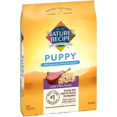 Nature's Recipe Puppy Lamb & Rice Recipe Dry Dog Food