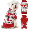 Dog Christmas Red Reindeer Sweater