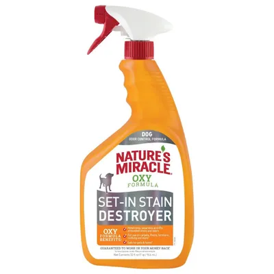 Nature's Miracle Dog Oxy Formula Set-In Stain Destroyer & Odor Remover Spray