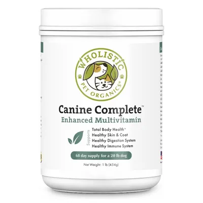 Wholistic Pet Organics Canine Complete Powder Multivitamin
