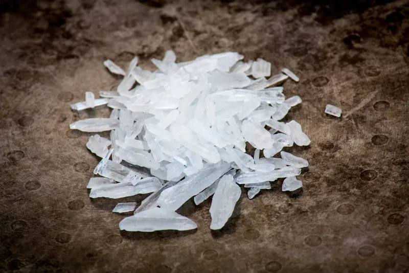 Methamphetamine or crystal meth