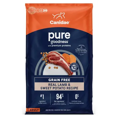CANIDAE Grain-Free PURE Lamb &amp; Pea Dog Food