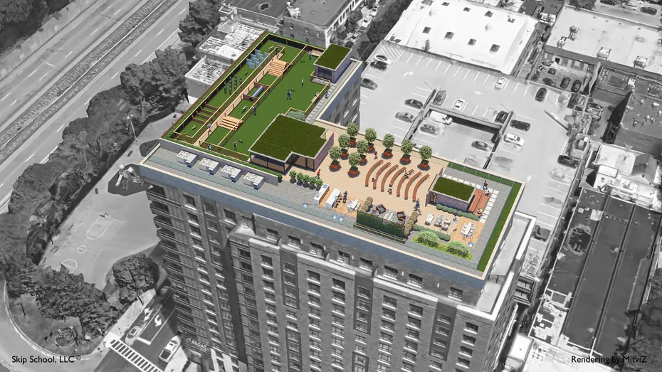 ROOFTOP ENLARGEMENT WITH CREDITS