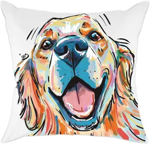 Golden Retriever Throw Pillow Covers