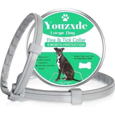 Youzxde Allergy-Free Tick and Flea Collar for Large Dogs