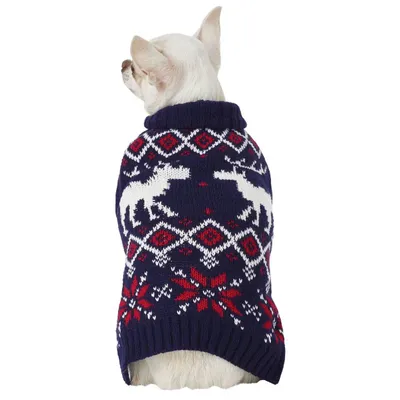 Frisco Moose Fair Isle Dog & Cat Sweater