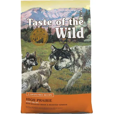 Taste of the Wild High Prairie Puppy Formula Grain-Free Dry Dog Food New