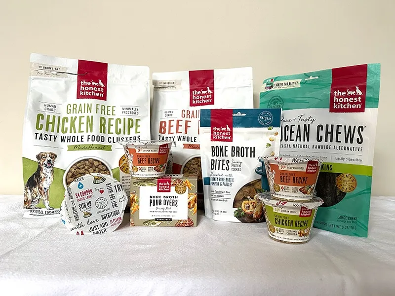 the honest kitchen dog foods