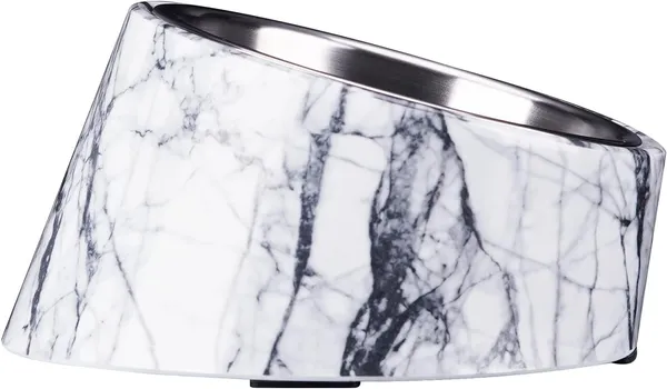 SUPER DESIGN Mess Free 15 Degree Slanted Bowl for Dogs and Cats