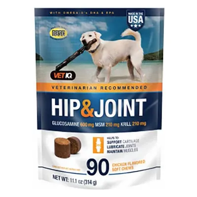 VetIQ Maximum Strength Hip & Joint Soft Chew Joint Supplement