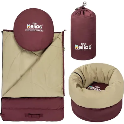 Dog Helios Switch-Back 2-in-1 Convertible Travel Mat &amp; Rounded Camping Dog Bed