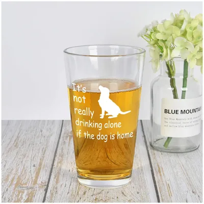Dog-Themed Pint Glass new