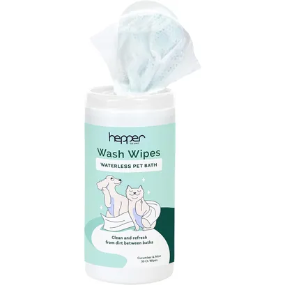 Hepper Pet Wash Wipes new