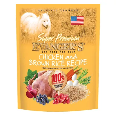 Evanger's Super Premium Chicken with Brown Rice Recipe Dry Dog Food