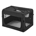 Veehoo Folding 3-Door Soft-Sided Dog Crate