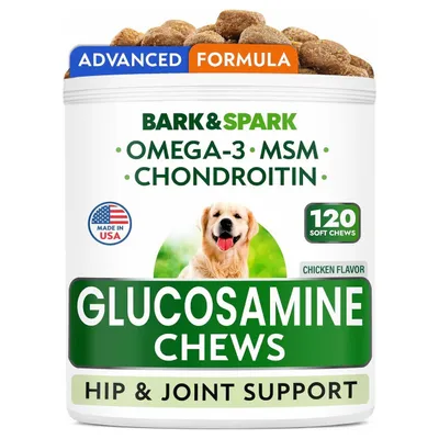 Bark&Spark Glucosamine Hip & Joint Care Dog Treats Supplement