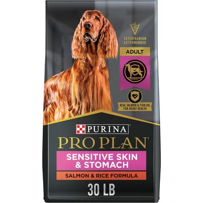 New Project Purina Pro Plan Sensitive Skin and Stomach Dog Food Salmon and Rice Formula