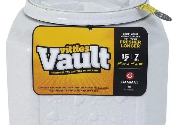 GAMMA2 Vittles Vault Plus Pet Food Storage, 15-lb