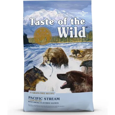Taste of the Wild Pacific Stream Grain-Free Dry Dog Food with Smoke-Flavored Salmon