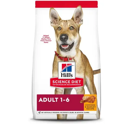 Hill's Science Diet Adult Chicken &amp; Barley Recipe Dry Dog Food
