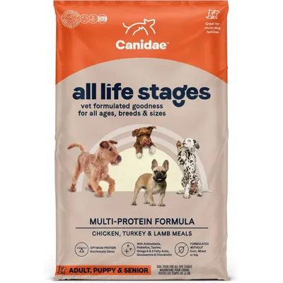CANIDAE All Life Stages Chicken, Turkey &amp; Lamb Formula Dry Dog Food
