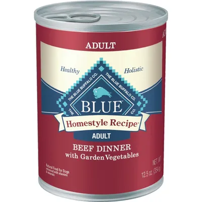 Blue Buffalo Homestyle Recipe Beef Dinner with Garden Vegetables & Sweet Potatoes Canned Dog Food