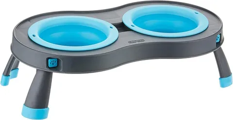 Dexas Popware for Pets Double Elevated Pet Feeder