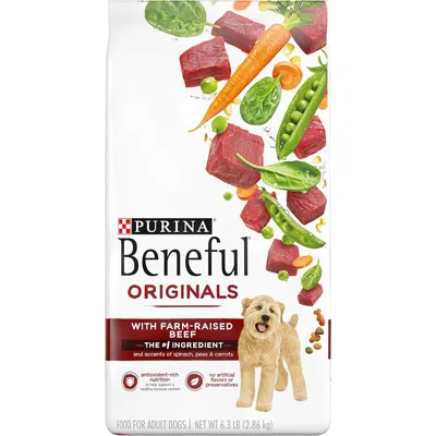 New Project Purina Beneful Originals With Farm-Raised Beef, With Real Meat Dog Food