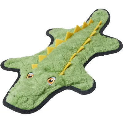 Frisco Alligator Stuffing-Free Flat Plush Squeaky Dog Toy 