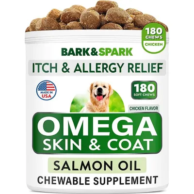 Bark&amp;Spark Omega 3 Skin &amp; Coat Dog Supplement