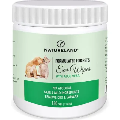 Natureland Dog Ear Wipes 