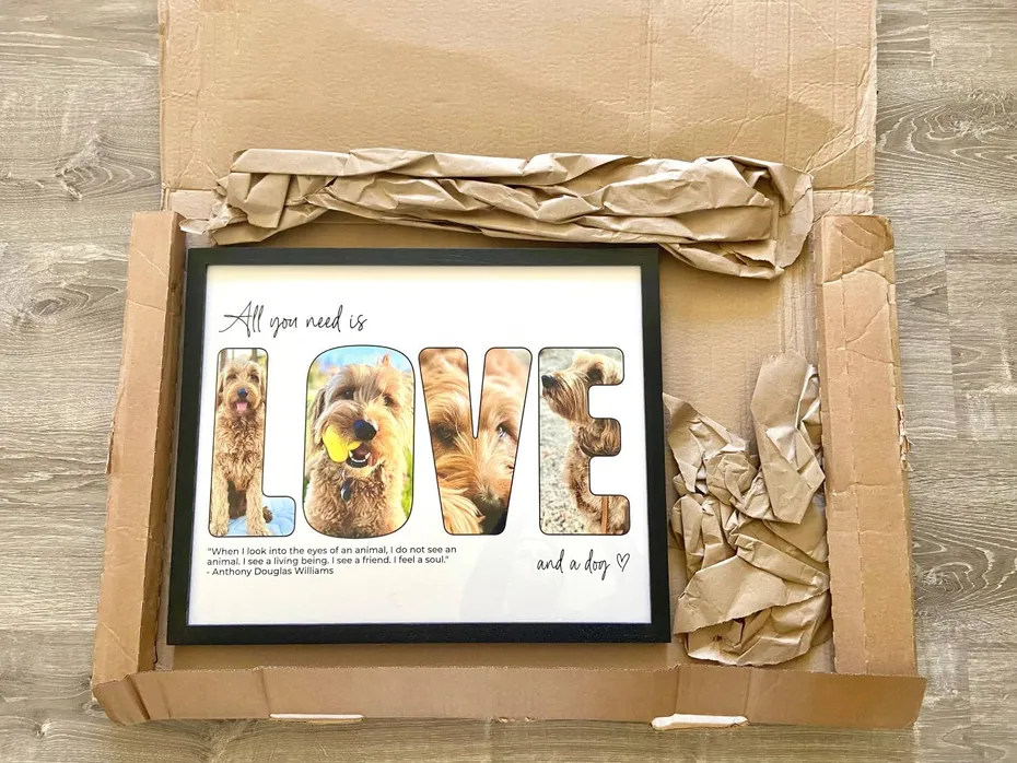 Positive Prints Letter Photo Collage Review - unboxing