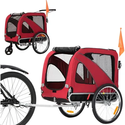 Sepnine & Leonpest Large Bicycle Pet Trailer & Jogger
