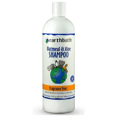 Earthbath Oatmeal &amp; Aloe Fragrance Free Dog &amp; Cat Shampoo