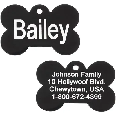 GoTags Anodized Aluminum Personalized Dog ID Tag